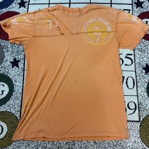 Affliction T-shirt Orange